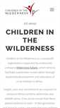 Mobile Screenshot of childreninthewilderness.com